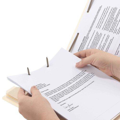 Smead End Tab Classification File Folder, 2 Dividers, 2" Expansion, Letter Size, Manila, 10 per Box (26835)