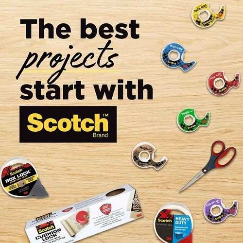 Scotch 810723PK Magic Tape Refill, 1-Inch x 2592-Inch, 3-Inch Core, 3/Pack