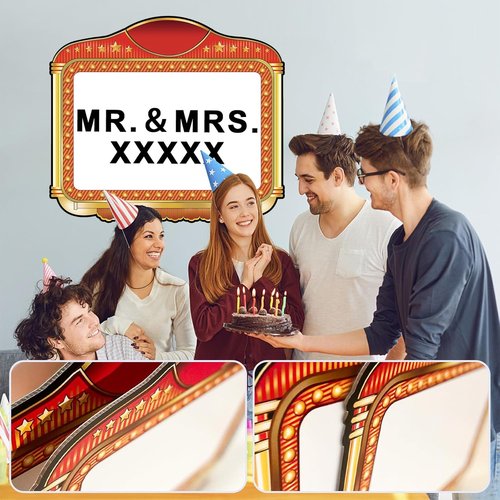 Skiennix 2 Pack Wedding Entrance Signs - Customizable Bridal Party & Bottle Service Decor (2)