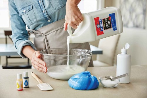 Elmer's Liquid School Glue, Washable, 1 Gallon, 1 Count - Great for Making Slime