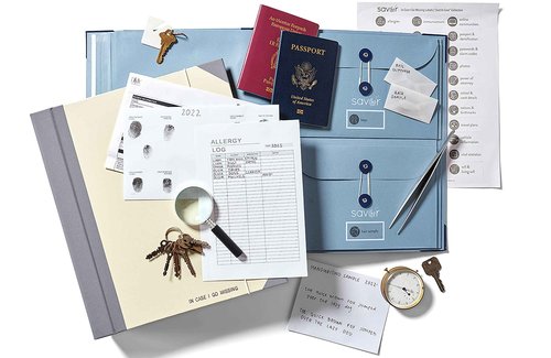 2025 Edition The Folio Document Organizer | Custom Dyed Cloth-Bound Expanding File for Important Papers, Passports, Birth Certificates & More | Ideal for Home Organization & Graduation Gift Purpose