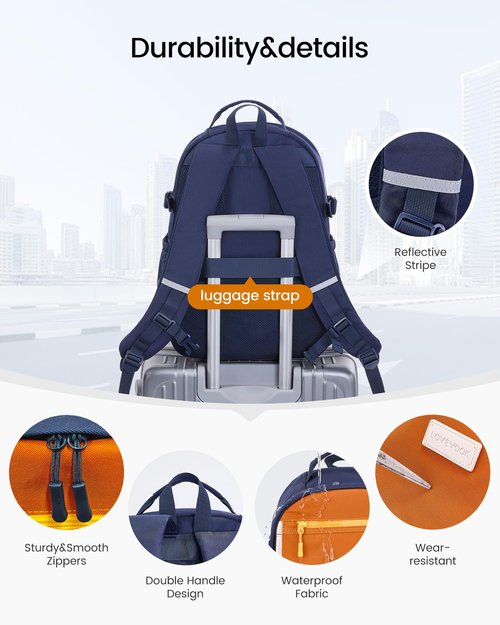 LOVEVOOK School Backpack for Girls with Large Tumbler Holder Pockets, Student Cute Bookbag 15.6 inch Laptop Daypack for Middle School Teen, Waterproof College Travel Bag for Women