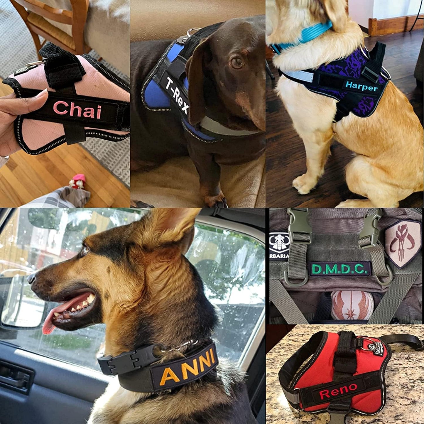Skiennix Custom Embroidery Name Patches - Personalized Military Tapes for Clothing & Bags | 2 Pieces
