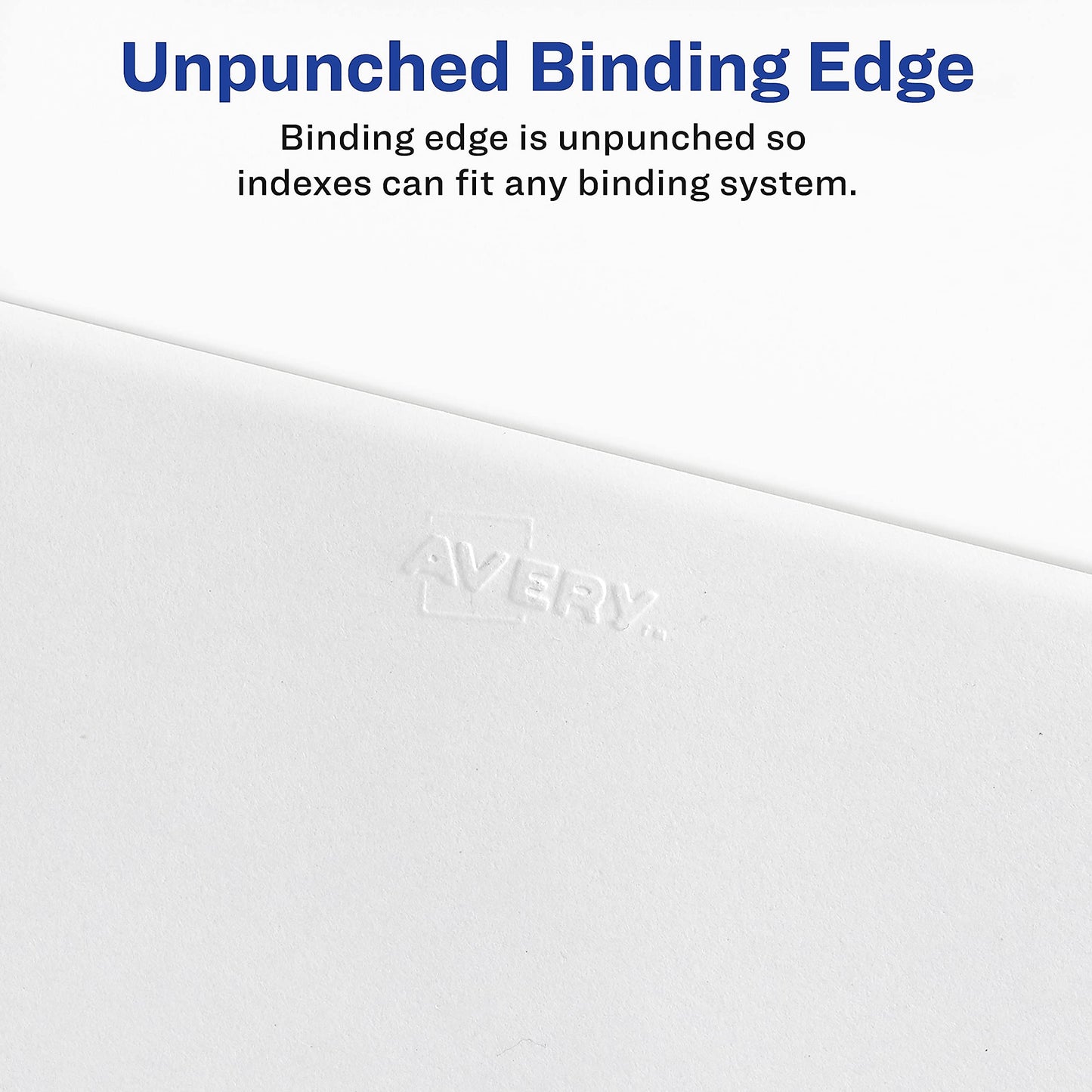 Avery Legal Dividers, Standard Collated Sets, Letter Size, Side Tabs, 51-75 (01332)