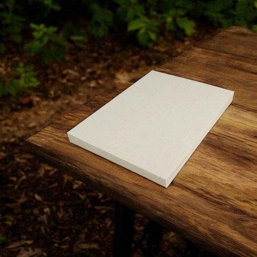 Handmade Lokta Vintage 8.5x11" Printer Paper for Laser and Inkjet Printing (100 Sheets, Natural)