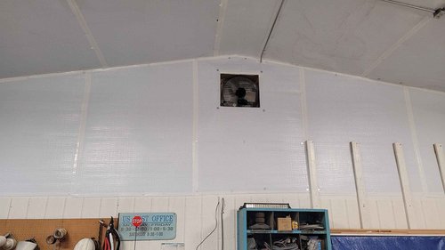 BlueTex Insulationㅤ 6" Wide x 180' Long White Vapor Barrier Seam Tape - 1 Roll Waterproofing and Great for Crawlspaces, Insulation Repair, Underlayment Seams, Metal Building Insulation Seams