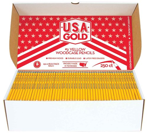 Cra-Z-Art USA Gold School Box 250ct