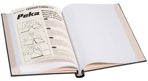 LEUCHTTURM1917 - PEKA Springback Binder (Navy) - Holds 150 Sheets of Paper
