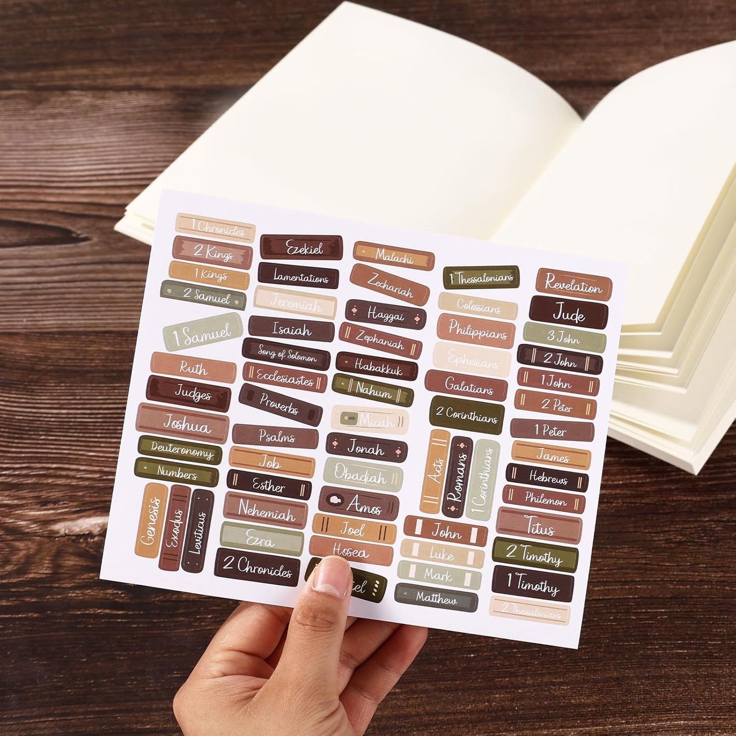 Bible Reading Tracker Stickers by [Brand Name] - 12pcs Bible Study Accessories for Deeper Engagement