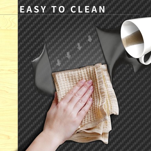 Office Chair Mat for Hardwood Floor: 63" x 51" Office Chair Floor Mat, Desk Chair Mat, 100% PVC Floor Protector Chair Mats for Hard Floor, Not Suitable for Carpet
