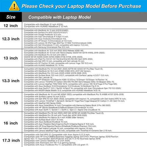 MOSISO Laptop Case - 13.3 Inch Sleeve for MacBook Air/Pro & More | Magenta Purple Polyester Bag