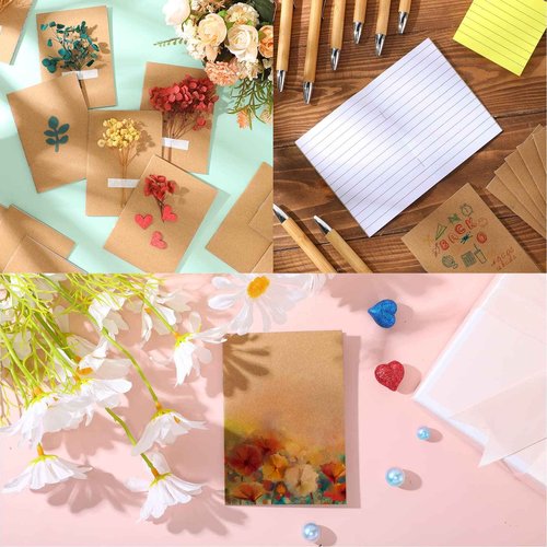 Kisston 100 Sets Mini Pocket Notebook with Pens Bulk Small Memo Notepad with Bamboo Pens Employee Appreciation Gifts for Employee Coworker Team Gifts