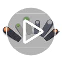 2 Pack 5-Inch Black and Orange Bottom Door Stoppers - Heavy Duty Rubber