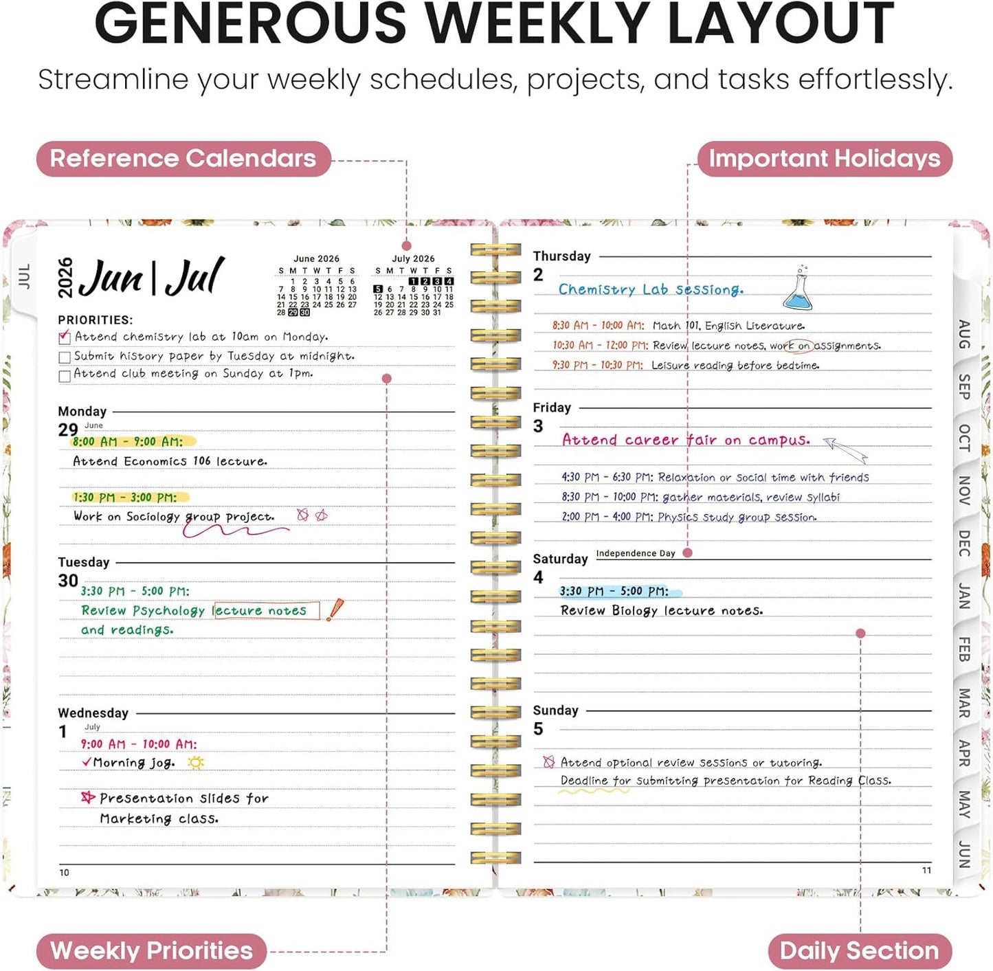 Skiennix To-Do List Pad | Academic Planner for Enhanced Organization and Productivity