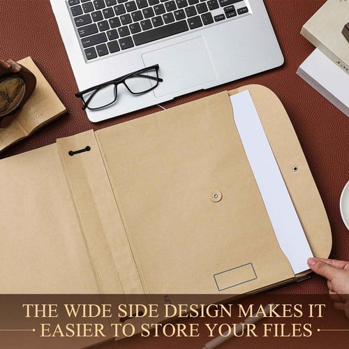 Marspark Important Document Organizer with Labels, Expanding File Folder, Family Document Organizer Binder for Important Papers, Letters, Photos, Passports(Black)