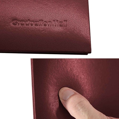 GraduationMall 8.5"x11" Smooth Padded Diploma Cover Certificate Holder Maroon,12-Packs