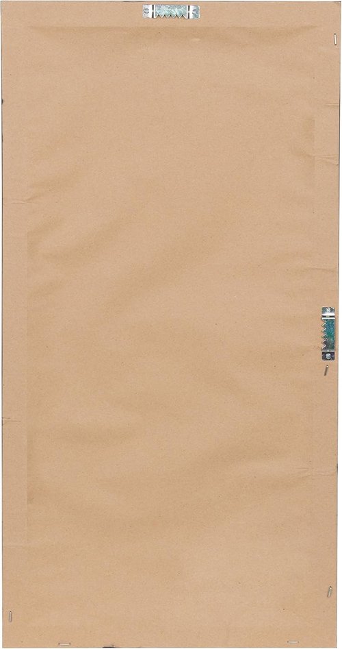 DesignOvation Wyeth Magnetic Chalkboard - Framed, 13" x 26", Stylish Gray Finish