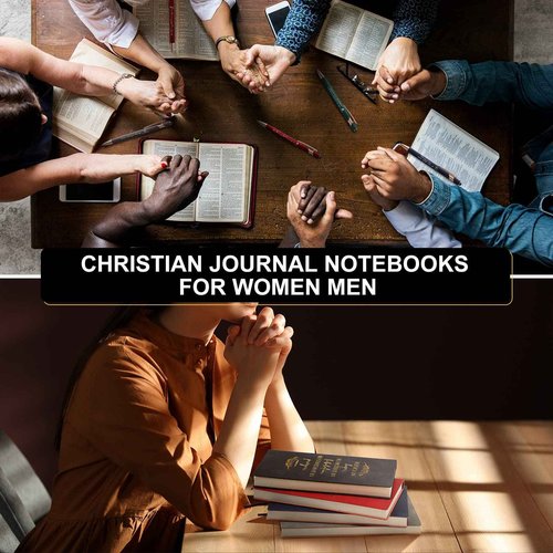 Crtiin 80 Pcs Christian Notebook Bulk Religious Notepads with Motivational Pen Inspirational Bible Verse Leather Prayer Journal for Church Sunday School Teacher Clergy Appreciation Day (Classic Color)