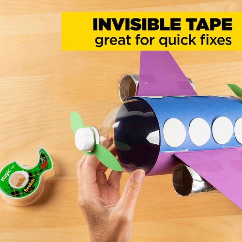 Scotch Magic Tape Refill Rolls, Invisible Matte Finish, 3/4" x 1000" (1" Core), 2-Pack (20 Total Rolls), Permanent Adhesive for Office, School, and Gift Wrapping
