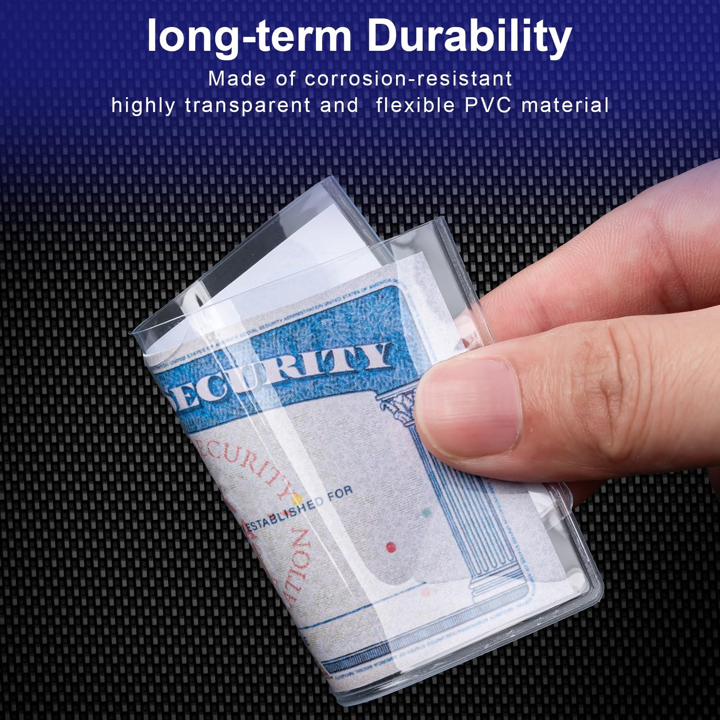 10 Pack Social Security Card Protector Medicare New Credit Card Holder,24 Mil Soft Clear Card for Waterproof SSN Card Protector，ID/Debit/Credit Card Covers Sleeve(10)