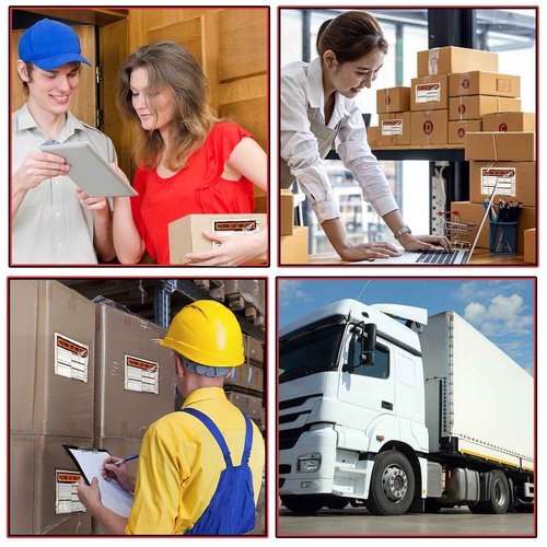 1000 Pcs Packing Slip Envelope Pouches Clear Self Adhesive Shipping Label Sleeves Waterproof Packing List Envelopes Pockets Top Loading Shipping Pouches Enclosed Bags (Orange,7" x 10")