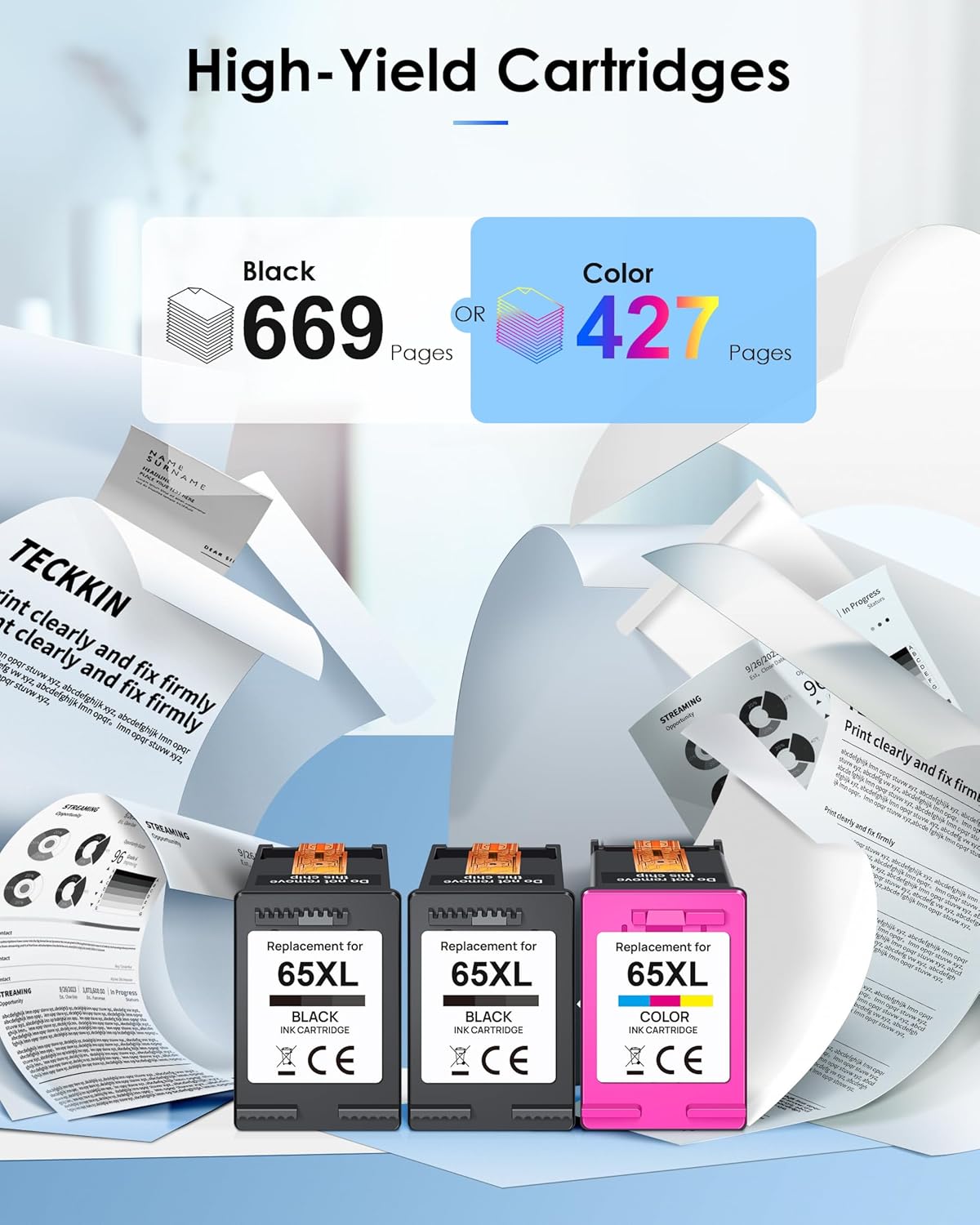 PG-240XL/CL-241XL Ink Cartridges Replacement for Canon 240XL 241XL Combo Pack 240 241 Printer Ink for PIXMA MG3620 MG3600 TS5120 TS5100 MG3220 MG3520 MG2120 MX472 (1 Black, 1 Tri-Color)