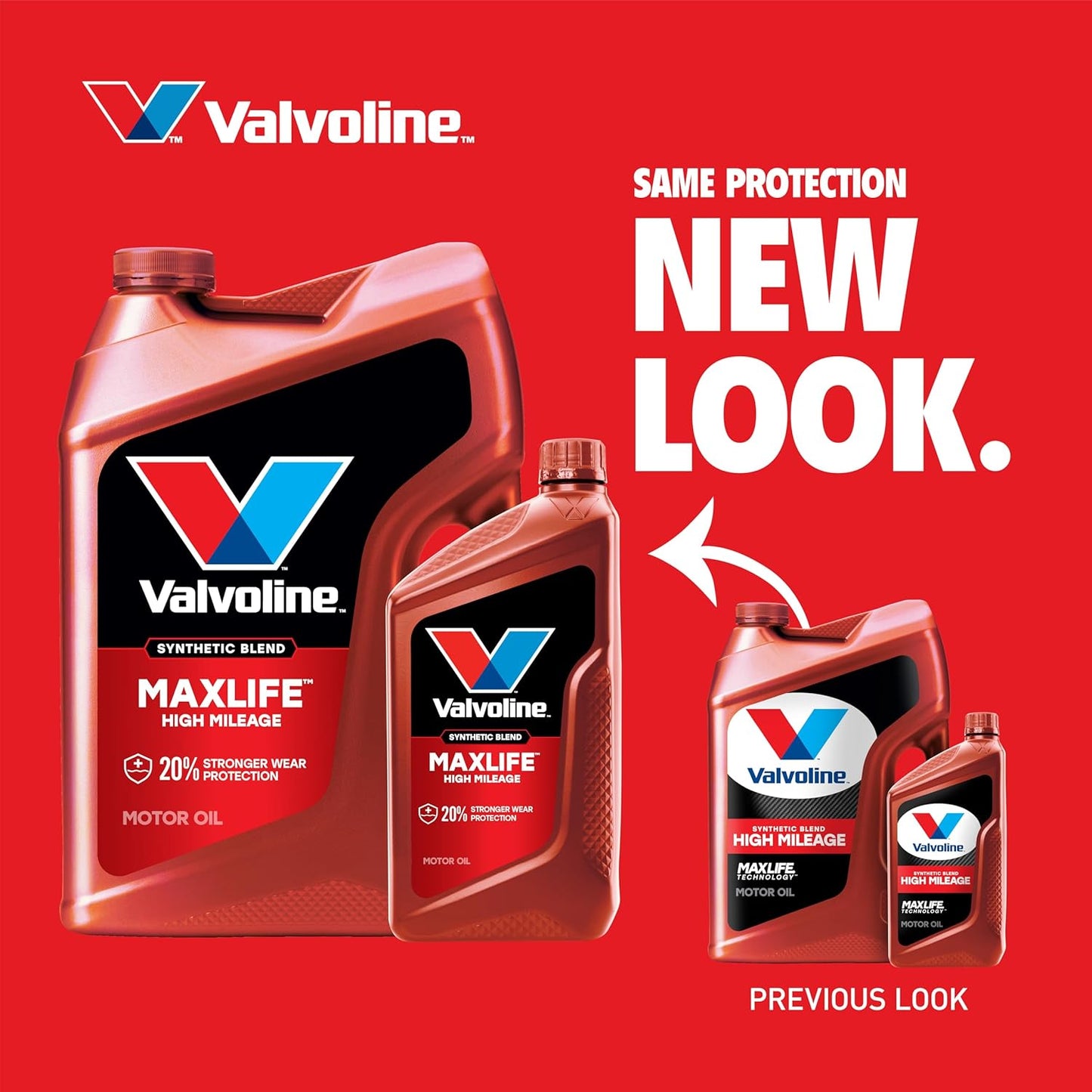 Valvoline MaxLife 5W-30 High Mileage Synthetic Blend Motor Oil - 5 Quart for Enhanced Engine Protection