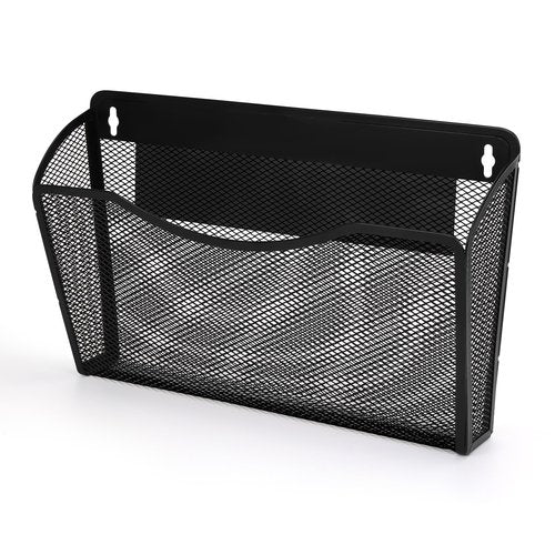 Hanging Magnetic Wall File Folder Holder Storage Mount Kitchen Organizer Document Papers Clipboard with Storage Refrigerator Shelf for Versatile Design No Drilling Required