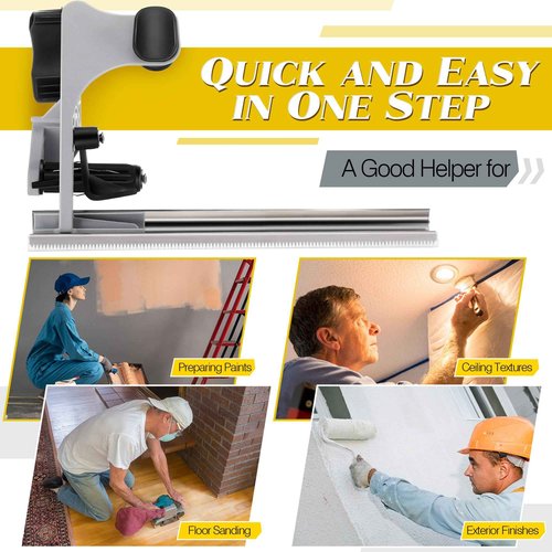 Enhon Painter's Tape and Masking Film Dispenser Kit with 12 Inch Film Blade for CuttingTape, Masking Film & Paper, Masking Tool for Home, Office Improvements Protects Surfaces from Paint Splatters