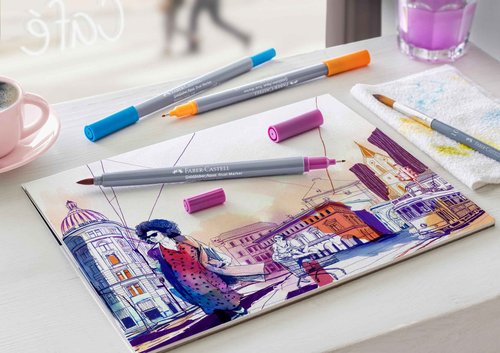 Faber-Castell Goldfaber Aqua Dual Marker - Wallet of 18