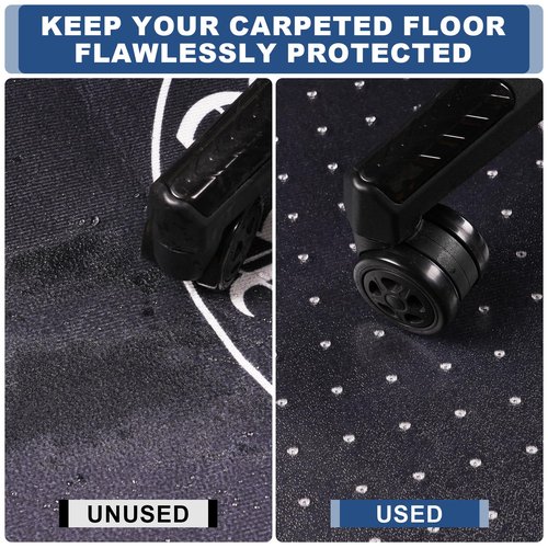 Large Chair Mat for Carpets Heavy-Duty Desk Chair Mat for Office, Studio & Pet Areas | Non-Slip Floor Mat with Grip Spikes, Smooth Glide Surface, Easy Clean & Extra Thick Carpet Protector (36" x 48")