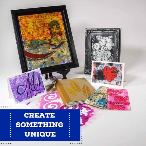 Grafix Impress Print Media Monoprint Plate – 4 x 6”, Pack of 24 – Transparent, Lightweight, Non-Porous .030” Dura-Lar Monoprinting Surface, Economical Alternative to Metal or Glass Plates