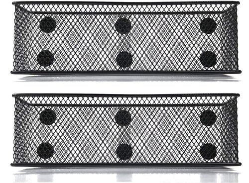 Magnetic Baskets Magnetic Organizer and Holder for Locker or Refrigerator - Pen Holders or Storage Bins for Office and Home