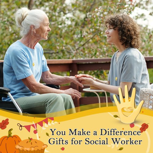 Foilswirl 60 Sets Employee Appreciation Gifts Bulk Gold Hands Lapel Pins with Inspirational Cards and Opp Bags Volunteer Motivational Pin Recognition Gifts for Teacher Nurse Team Staff Social Worker