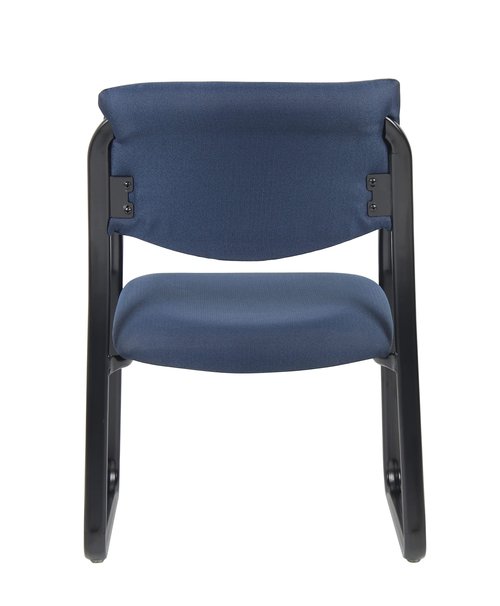 Boss Office Products Fabric Guest Chair in Blue
