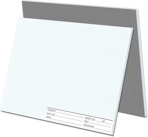 2 Pack 100 Sheets 11" x 17" Isometric Graph Paper Pad Landscape for 3D Designs Architecture Landscaping Engineering Drafting (Landscape)