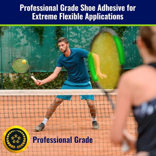 Professional Grade Shoe Glue - Clear, Waterproof & Quick Drying for Hiking Boots, Sneakers & Sandals