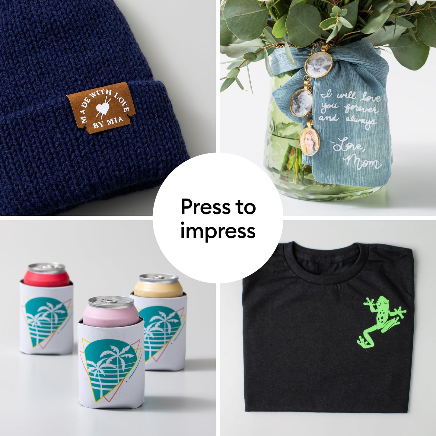 Cricut EasyPress Mini Heat Press - For Pressing Small Objects Like Shoes, Stuffed Animals, Hats & More - 3 Heat Settings & Precision Tip - Ceramic-Coated Heat Plate - Compact & Lightweight - Raspberry