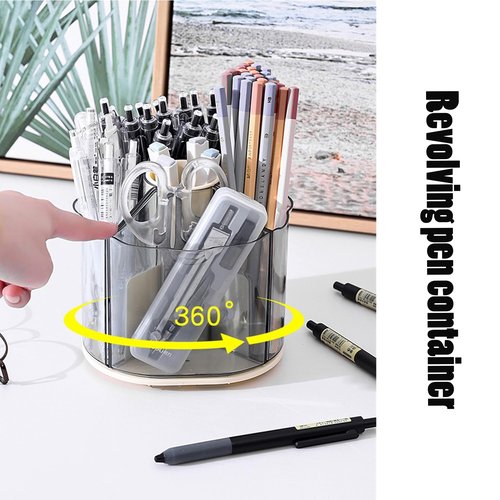 DPYSG_TO Cute Desktop Organizer - Spinning Pencil Holder - Pencil Organizer for Pens and Other Items
