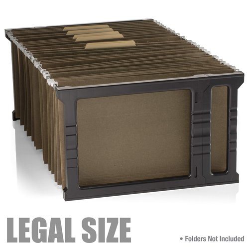 Officemate Plastic Hanging File Frame, 24-27, Letter and Legal Size, 1 Set (91970)