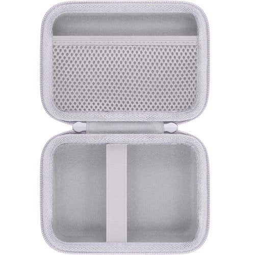 Aenllosi for Phomemo A30 Label Printer Hard Case, Phomemo A30 Mini Label Maker Machine Organizer, White (Case Only)