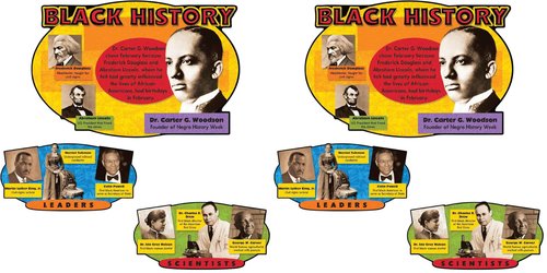 TREND enterprises, Inc. Black History Bulletin Board Set (Pack of 2)