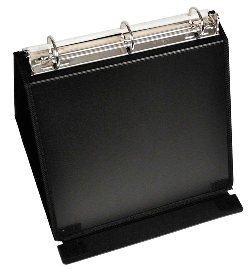 Lion Insta-Cover Ring Binder Easel, 1-1/2 Inches Ring, 1 Binder Easel (40009), Black