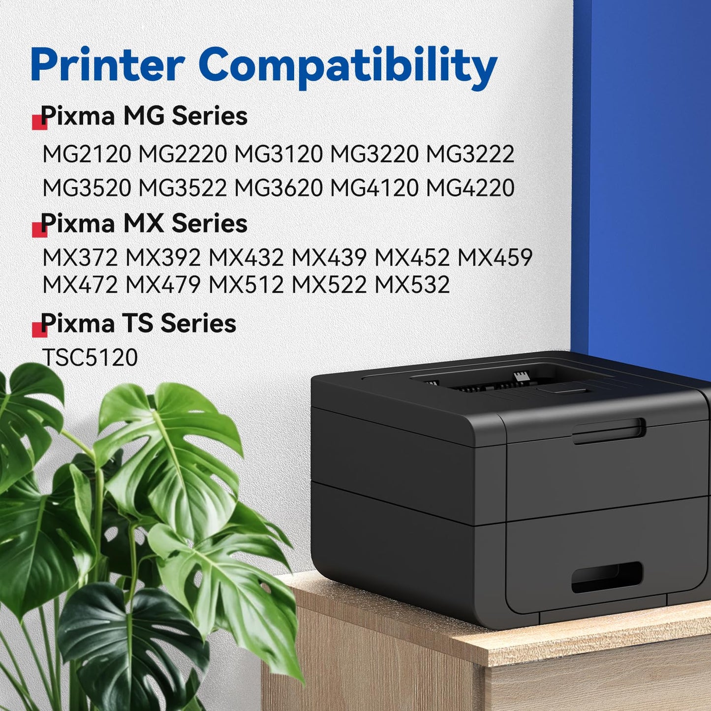 GoFlowmo Remanufactured Ink Cartridge Replacement for Canon 240XL 241XL Combo Pack 240 241 XL Compatible for MG3620 MG3600 MG3520 TS5120 MG2120 MG2220 MG3220 Printer Ink Cartridge(1 Black 1 Color)