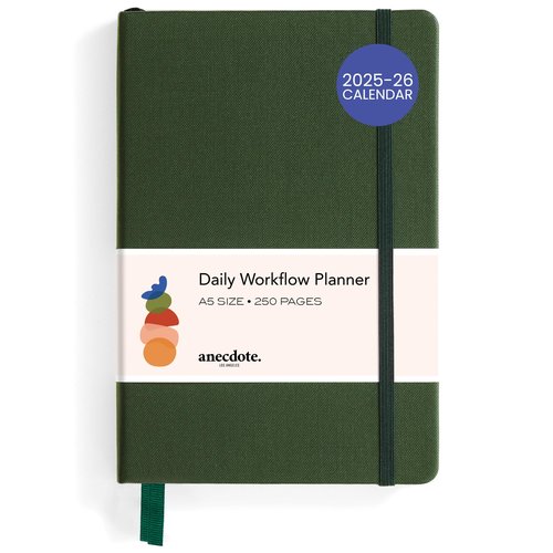 Anecdote 2025 Planner: A Monthly, Weekly & Daily Planner 2025 for Planning Your Success - A5 Size Hardcover Start Anytime and Achieve your Goals - Evergreen