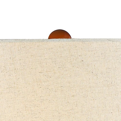 360 Lighting Brice 23" High Small Mid Century Modern Accent Table Lamps Set of 2 Ivory Wood Ceramic Living Room Bedroom Bedside Nightstand House Office Home Reading Kitchen Off-White Shade