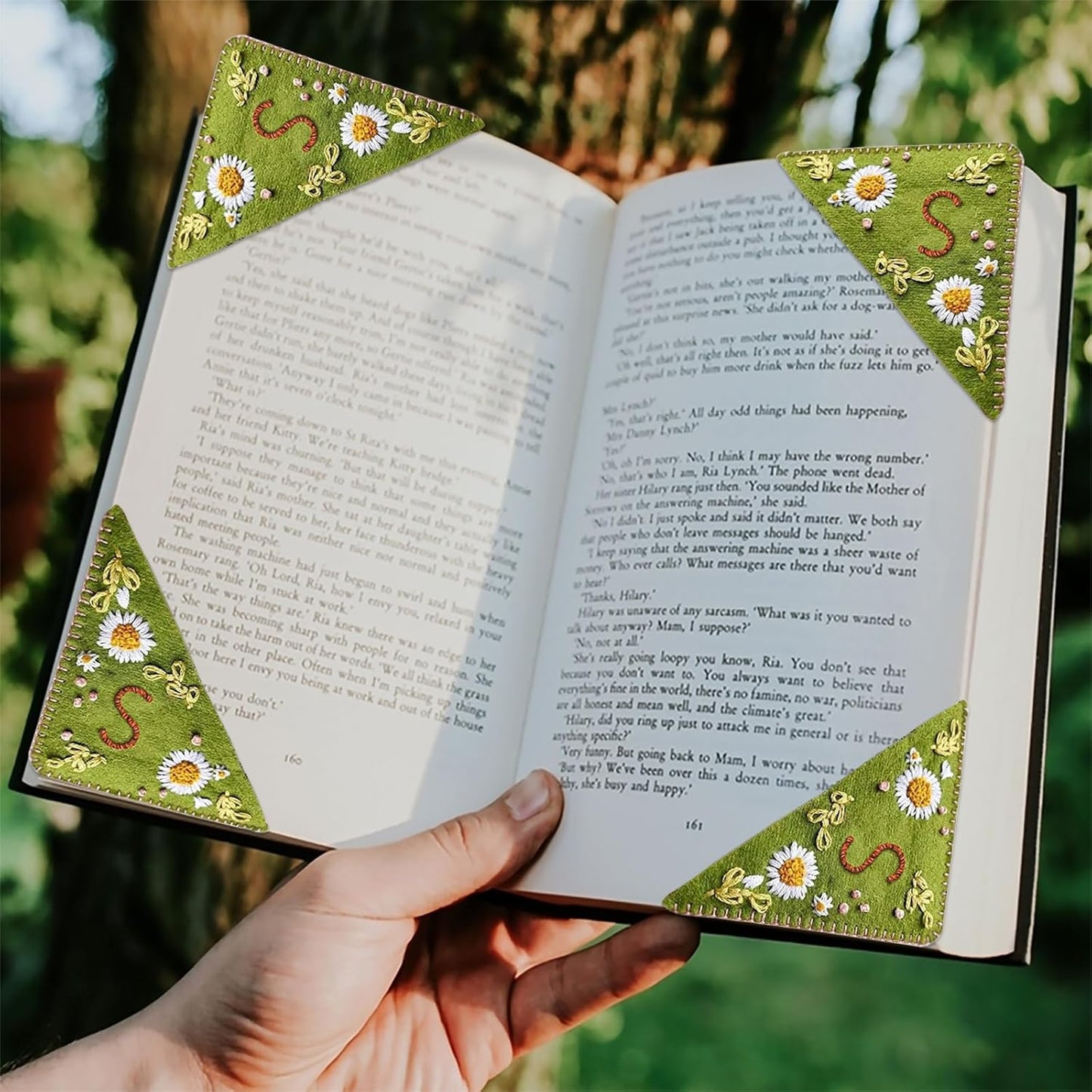 Skiennix Personalized Custom Bookmark - Unique Hand Embroidered Gift for Book Lovers | Winter-S