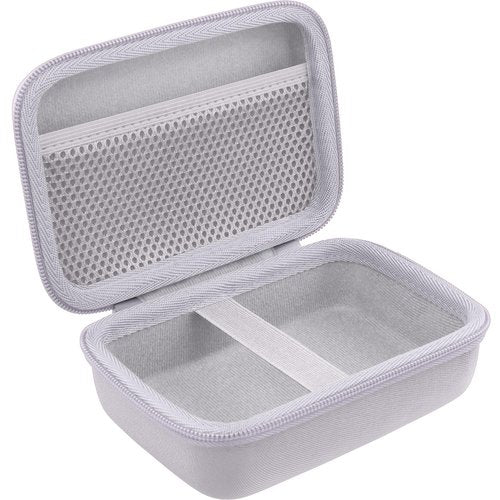 Aenllosi for Phomemo A30 Label Printer Hard Case, Phomemo A30 Mini Label Maker Machine Organizer, White (Case Only)