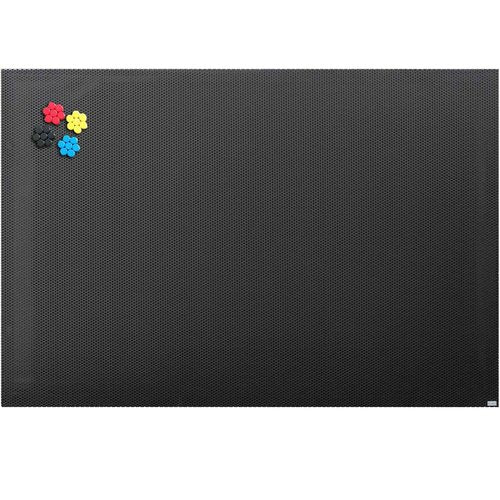 JILoffice Bulletin Board, Magnetic Board 36 x 24 Inch, Great Wall Mounting Board with 40 Magnets, Decorative Board for Photos and Messages for Office Home and School