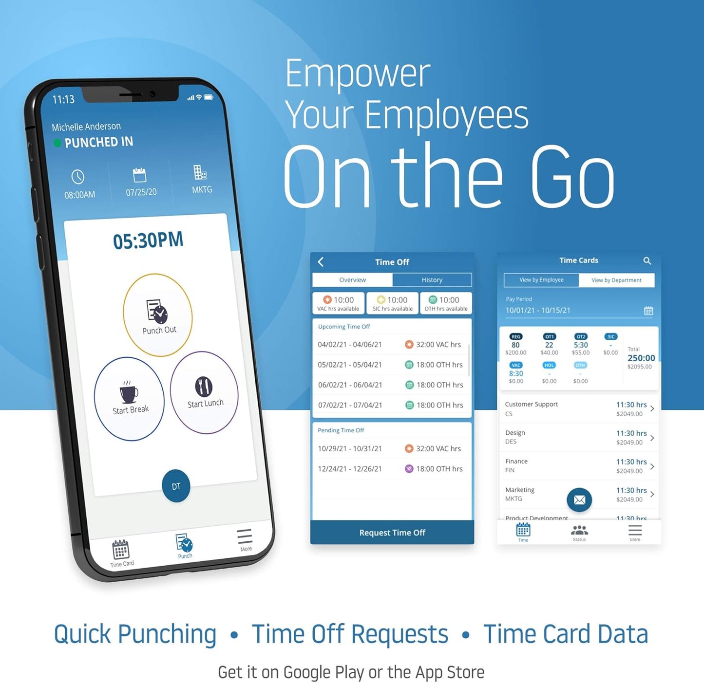 uAttend Touch-Free Time Clock System - Voice Control & Facial Recognition for Small Businesses | DR2000